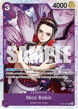Nico Robin (ST26-003) ST-26 Super Rare Near Mint Englisch