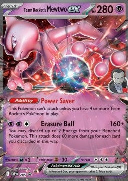 Team Rockets Mewtu ex SVP-205 Promo Near Mint Deutsch