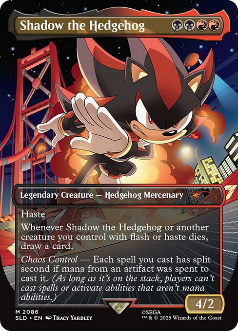 Shadow the Hedgehog SLDTS-2086 Mythic Near Mint Englisch Foil