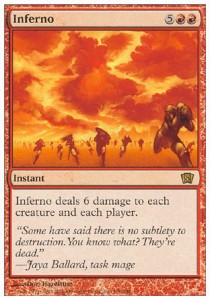 Inferno 8ED-196 Rare Excellent Englisch