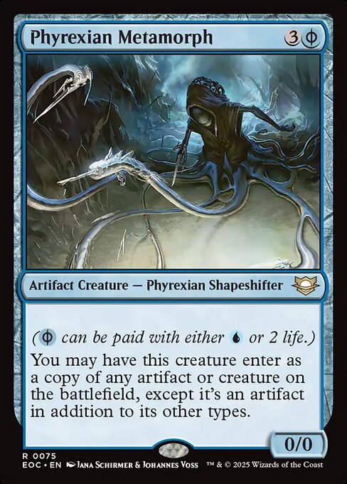Phyrexian Metamorph EOC-75 Rare Excellent Englisch