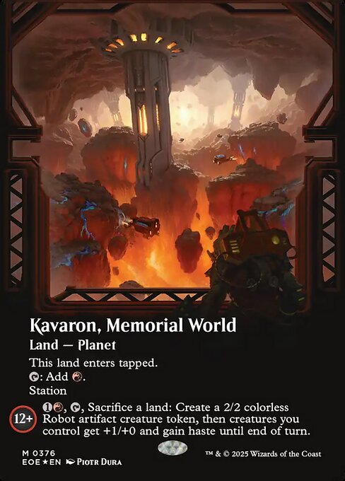Kavaron, Memorial World XEOE-376 Mythic Near Mint Englisch Foil