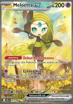 Meloetta ex BLK-167 Special Illustration Rare Near Mint Englisch