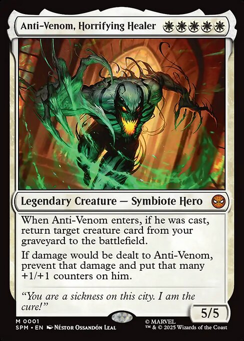 Anti-Venom, Horrifying Healer SPM-1 Mythic Near Mint Englisch