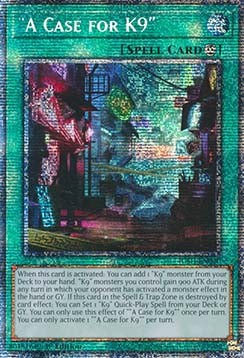 „Ein Fall für K9“ (V.2) JUSH-040 Starlight Rare Near Mint Deutsch 1. Auflage