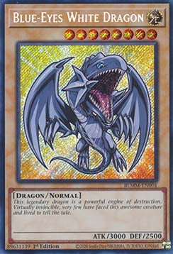 Blauäugiger w. Drache (V.1) BLMM-001 Secret Rare Near Mint Deutsch 1. Auflage