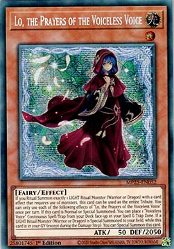 Lo, die Gebete der stimmlosen Stimme MP25-DE052 Secret Rare Good Deutsch 1. Auflage