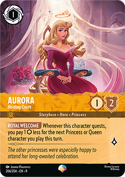 Aurora - Holding Court (V.2) 9FAB-206 Epic Near Mint Englisch Foil