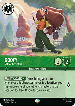Goofy - Set for Adventure (V.2) 9FAB-211 Epic Near Mint Englisch Foil
