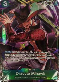 Dracule Mihawk (ST12-003) (V.1) UP Super Rare Poor Englisch