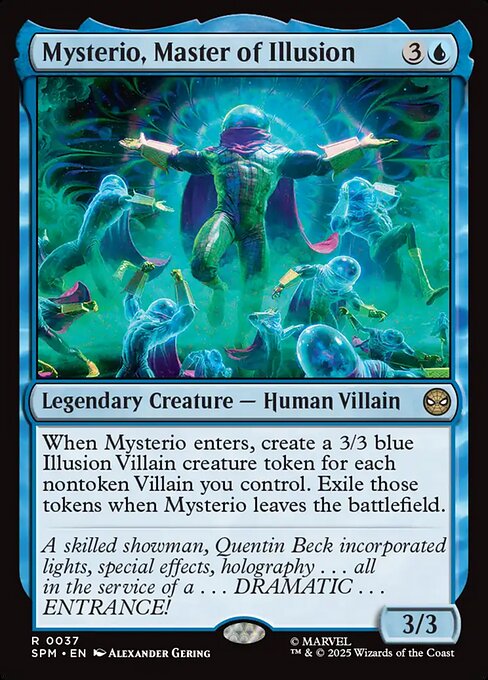 Mysterio, Master of Illusion SPM-37 Rare Near Mint Englisch