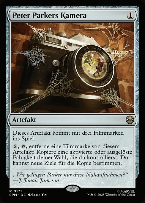Peter Parker's Camera SPM-171 Rare Near Mint Deutsch