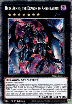 Finsterwaffe, Drache der Zerstörung MP25-DE036 Starlight Rare Excellent Deutsch 1. Auflage