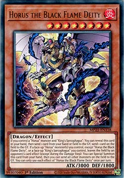Horus, der Schwarzflammengott MP25-DE158 Ultra Rare Good Deutsch 1. Auflage