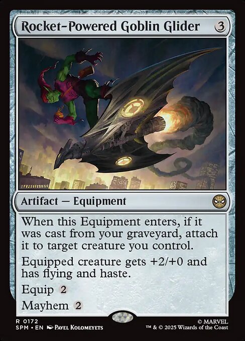 Rocket-Powered Goblin Glider SPM-172 Rare Near Mint Englisch