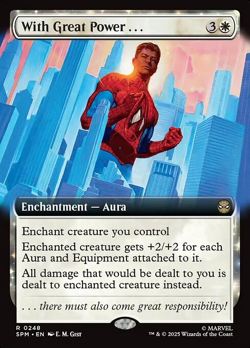 With Great Power... XSPM-248 Rare Near Mint Englisch Foil