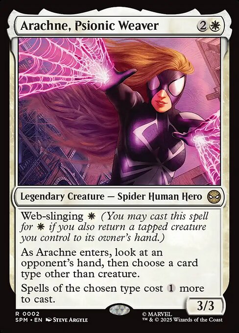 Arachne, Psionic Weaver SPM-2 Rare Near Mint Englisch
