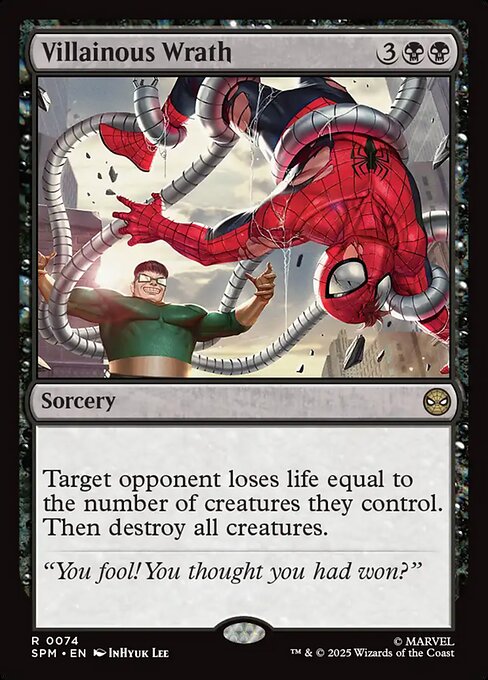 Villainous Wrath SPM-74 Rare Near Mint Englisch Foil