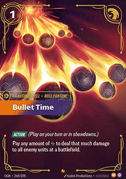 Bullet Time OGN-268 Epic Excellent Englisch Foil