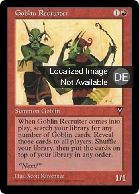 Goblin-Anwerber VIS- Uncommon Excellent Deutsch