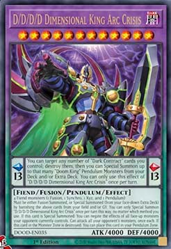 D/D/D/D Dimensional King Arc Crisis DOOD-035 Ultra Rare Near Mint Englisch 1. Auflage