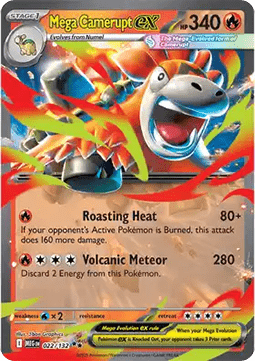 Mega Camerupt Excellent MEG-022 Excellent Deutsch