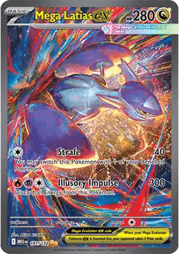 Mega Latias ex MEG-181 Special Illustration Rare Near Mint Deutsch