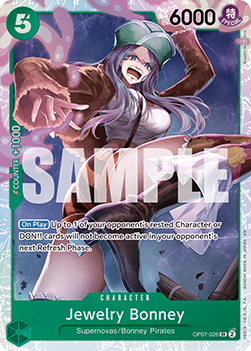 Jewelry Bonney (OP07-026) PRB02 Super Rare Near Mint Englisch