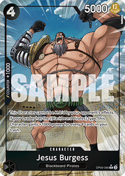 Jesus Burgess (OP09-086) (V.2) PRB02 Alternate Art Near Mint Englisch