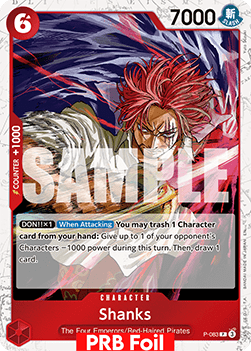 Shanks (P-083) (V.2) PRB02 Promo Near Mint Englisch