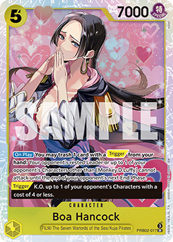 Boa Hancock (PRB02-017) (V.1) PRB02 Super Rare Near Mint Englisch
