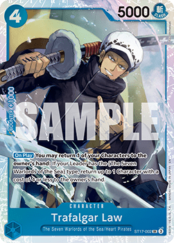 Trafalgar Law (ST17-002) (V.1) PRB02 Super Rare Excellent Englisch