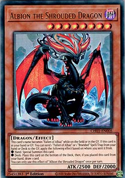 Albion der ummantelte Drache CH01-005 Ultra Rare Near Mint Deutsch 1. Auflage