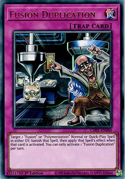 Fusionsduplizierung CH01-040 Ultra Rare Near Mint Deutsch 1. Auflage