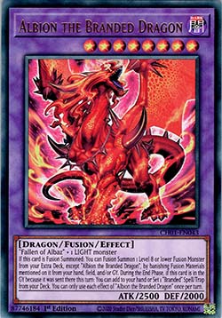Albion the Branded Dragon CH01-EN043 Ultra Rare Good Englisch 1. Auflage