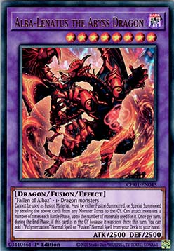 Alba-Lenatus der Abgrunddrache CH01-045 Ultra Rare Near Mint Deutsch 1. Auflage