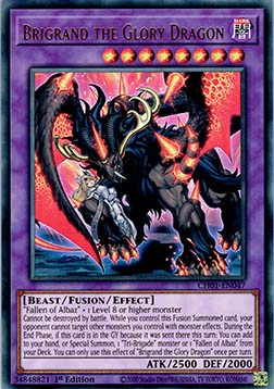 Brigrand der Ruhmdrache CH01-047 Ultra Rare Good Deutsch 1. Auflage