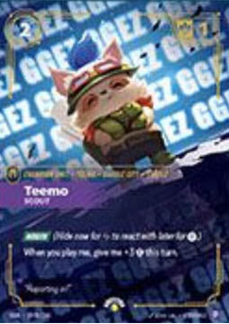 Teemo, Scout OGNX-197b Showcase Good Englisch Foil