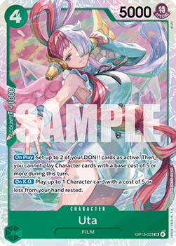 Uta (OP13-023) (V.1) OP13 Super Rare Excellent Englisch