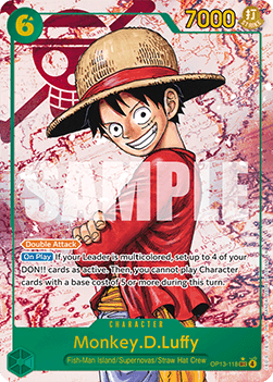 Monkey.D.Luffy (OP13-118) (V.2) OP13 Alternate Art Near Mint Englisch