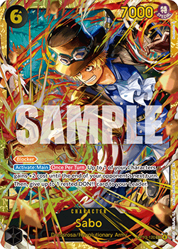Sabo (OP13-120) (V.1) OP13 Secret Rare Poor Englisch