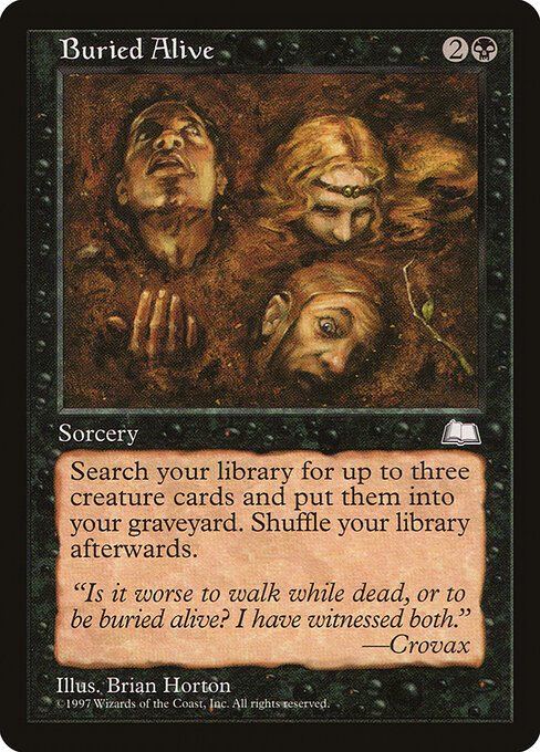 Buried Alive WTH- Uncommon Light Played Englisch
