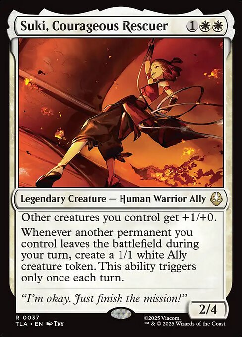 Suki, Courageous Rescuer TLA-37 Rare Near Mint Englisch Foil