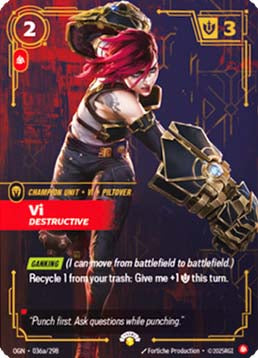 Vi, Destructive OGNX-036a Showcase Near Mint Englisch Foil