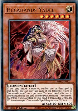 Hekahände Yadel (V.1) PHRE-002 Ultra Rare Good Deutsch 1. Auflage