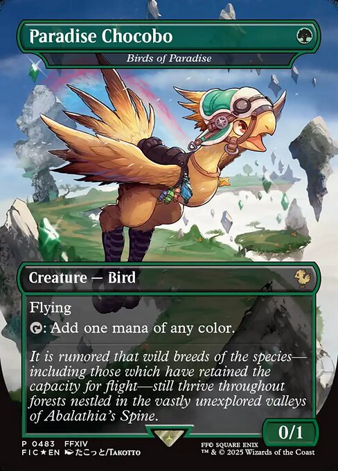 Birds of Paradise FINH-483 Rare Near Mint Englisch Foil