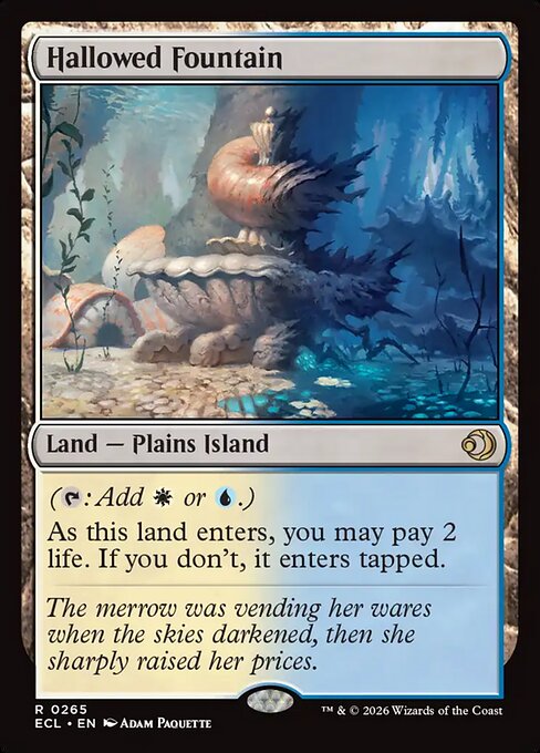 Hallowed Fountain ECL-265 Rare Near Mint Englisch