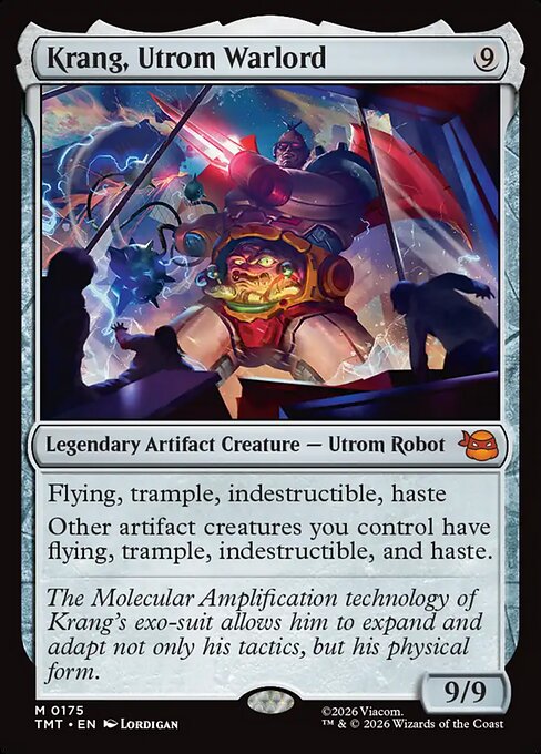 Krang, Utrom Warlord TMT-175 Mythic Excellent Englisch