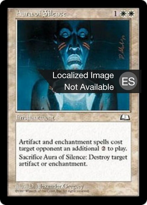 Aura of Silence WTH- Uncommon Played Spanisch