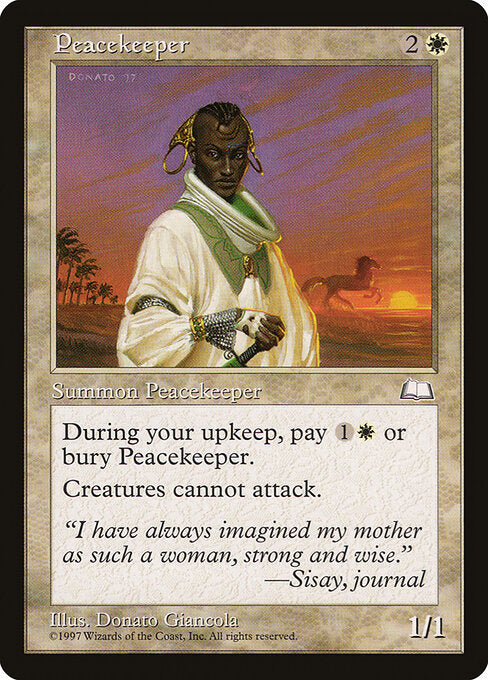 Peacekeeper WTH- Rare Light Played Englisch